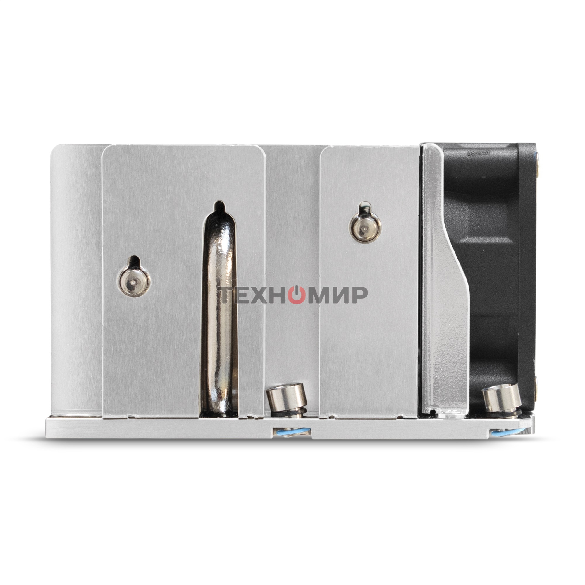 Кулер для процессора ExeGate ESNK-P0068APS4.PWM.2U.3647.Cu серебристый/черный, 60 мм, алюминий/медь, 6800 об/мин, 52 дБ, 4 pin, 205 Вт, 64.5 мм