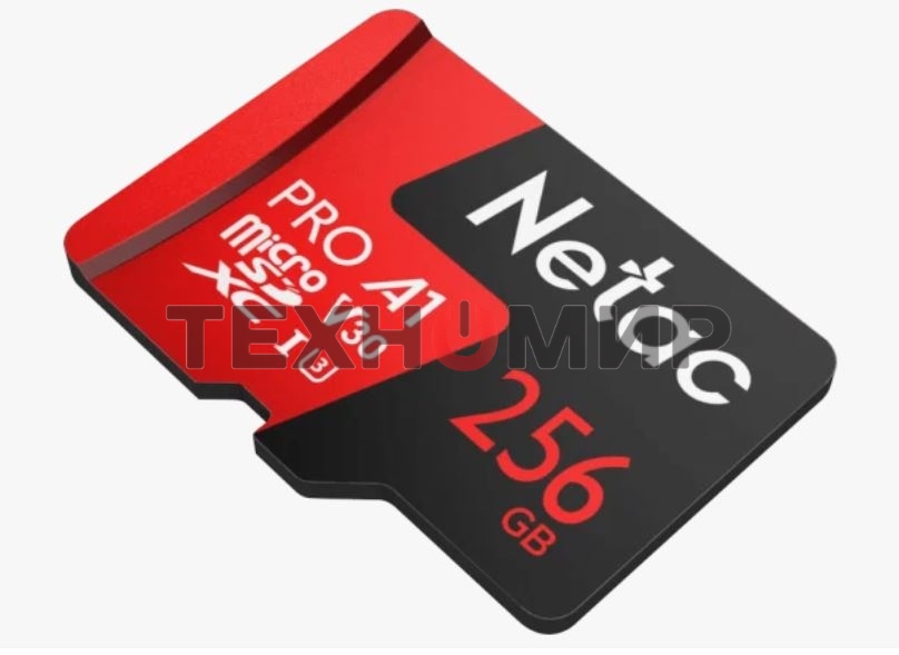 Флеш карта NeTac Карта памяти Netac MicroSD P500 Extreme Pro 256Gb, Retail version card only