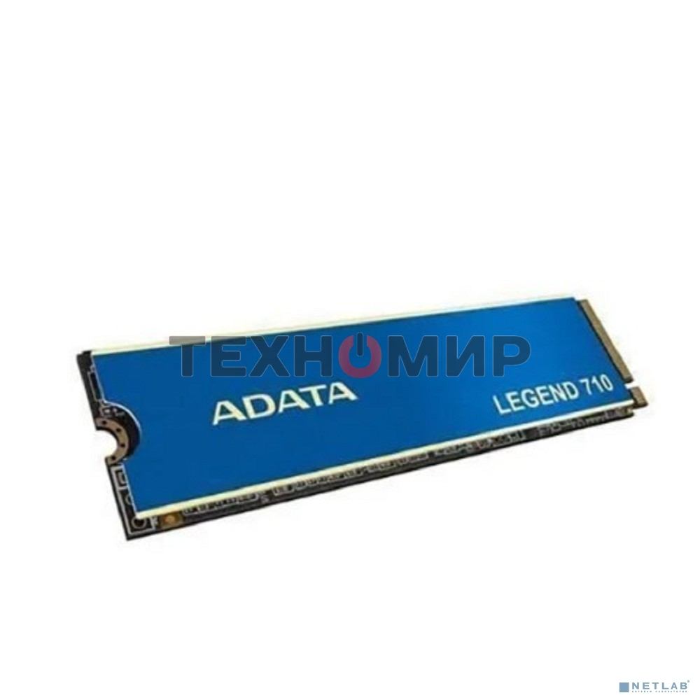 Накопитель SSD ADATA LEGEND 710, 2Tb, PCIe 3.0 x4, M.2 2280, NVMe, R/W 2400/1800, с радиатором