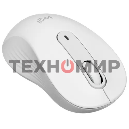 Мышь беспроводная Logitech Signature M650 белый, 4000 dpi, радиоканал, Bluetooth, USB, кнопки - 5