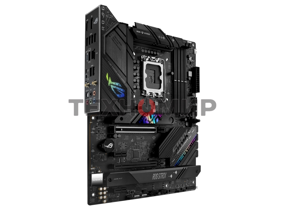 Материнская плата ASUS ROG STRIX B760-F GAMING WIFI, LGA 1700, Intel B760, 4xDDR5, 4xSATA, 3xM.2, 1xPCI-E 5.0 x16, 1xPCI-E 3.0 x4, 1xHDMI, 1xDP, 1x 2.5Gb LAN, 1xUSB-A 3.2 Gen 2, 6xUSB-A 3.2 Gen 1, 1xUSB-C 3.2 Gen 2x2, 5x3.5 мм, 7.1, Standard-ATX