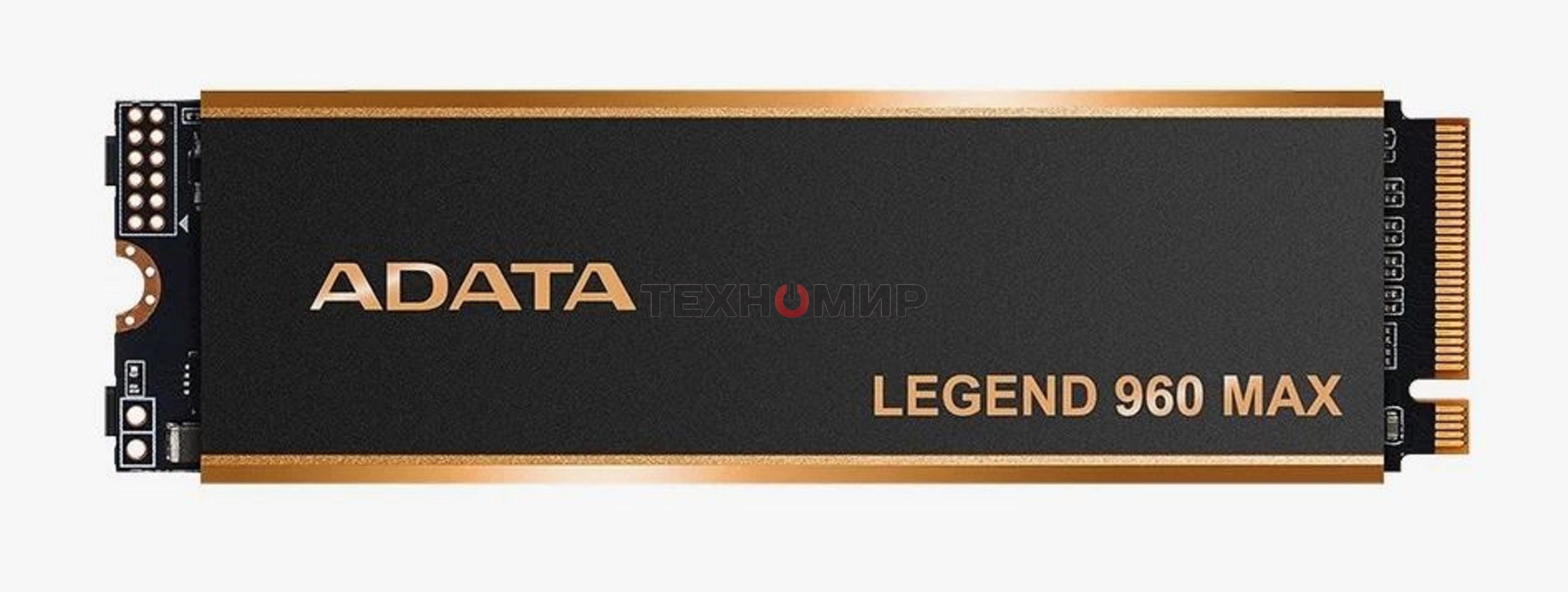 Накопитель SSD ADATA LEGEND 960 MAX, 1Tb, PCIe 4.0 x4, M.2 2280, NVMe, R/W 7400/6000, с радиатором