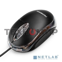 Мышь проводная Гарнизон GM-100 черный, 1000 dpi, USB, кнопки - 3