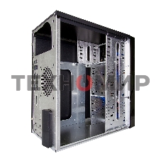 Корпус Exegate EX277435RUS Minitower MA-371X Black, mATX UN400, 120мм 2*USB+2*USB3.0, Audio