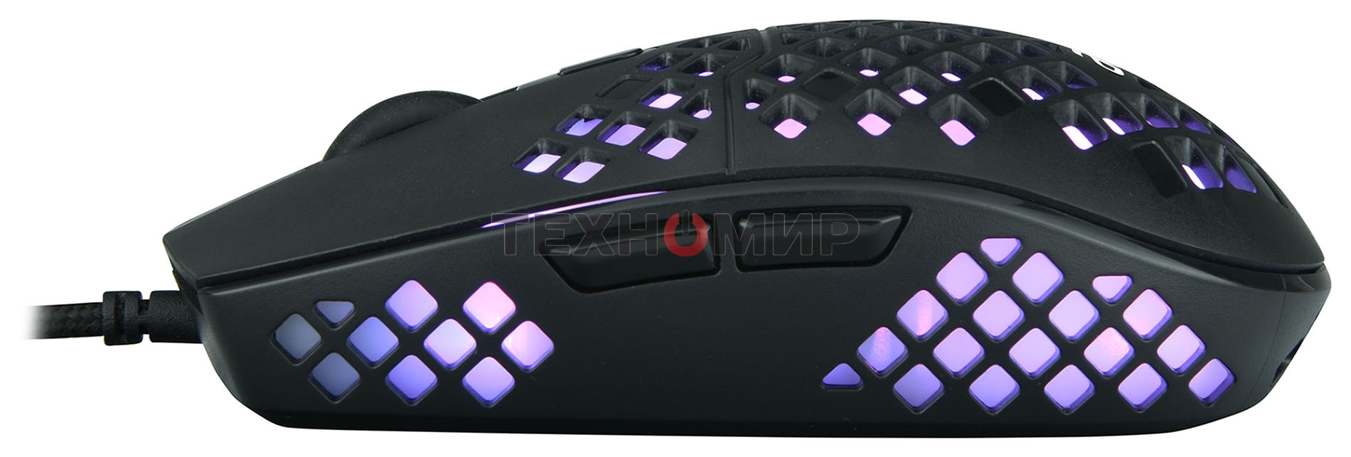 Мышь проводная Acer OMW134 черный, 3200 dpi, USB, кнопки - 6