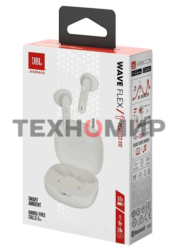Наушники JBL Wave Flex TWS белый