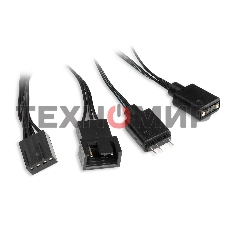 Вентилятор HSPD Case M1 ARGb черный 120мм