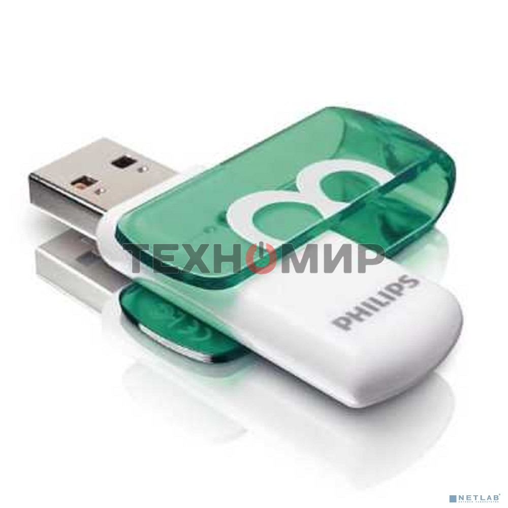 Флешка USB 8Gb PHILIPS VIVID3.0 8Gb, USB 3.0