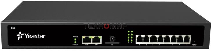 АТС Yeastar S50 поддержка FXO, FXS, GSM, BRI, шт