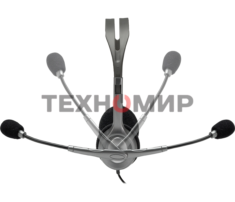 Гарнитура проводная Logitech Headset H110 grey (981-000472/981-000271)