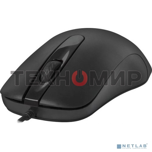 Мышь проводная Defender Classic MB-230 черный, 1600 dpi, USB, кнопки - 4