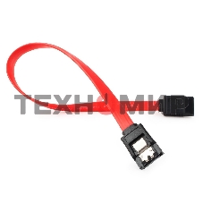 Кабель интерфейсный SATAIII Cablexpert CC-SATAM-DATA-0.3M, 30 см, 7pin/7pin, защелка, пакет