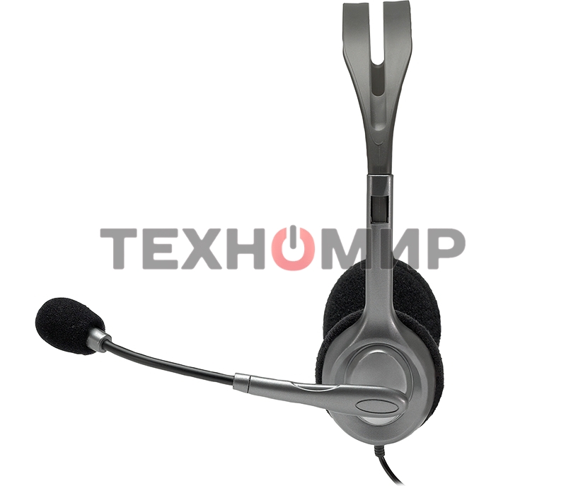Гарнитура проводная Logitech Headset H110 grey (981-000472/981-000271)