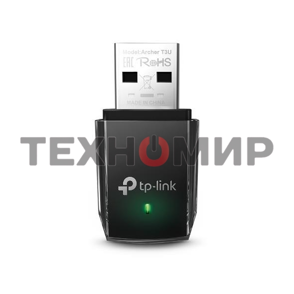Адаптер TP-Link Archer T3U AC1300 Мини Wi-Fi MU-MIMO USB-адаптер
