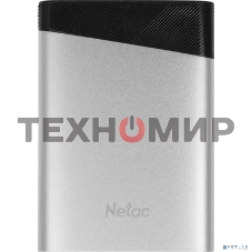 Внешний SSD Netac Z6S 240Gb USB 3.2 Gen 2 Type-C External SSD, R/W up to 550MB/480Mb/s,with USB-C to USB-A cable and USB-A to USB-C adapter