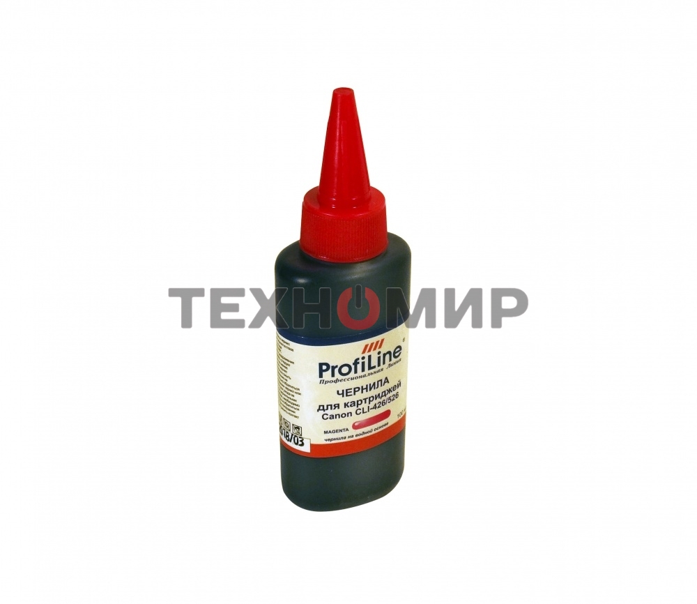 Чернила ProfiLine PL-CLI-426/526 для принтеров Canon iP4820/iP4840/iP4850/iP4870/MG6120/MG6140/MG6150/MG6170/MG8120/MG8140/MG8150/MG8170 Magenta водн 100 мл