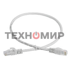 Патч-корд cat.5е UTP 2м сер. GENERICA ITK PC01-C5EU-2M-G