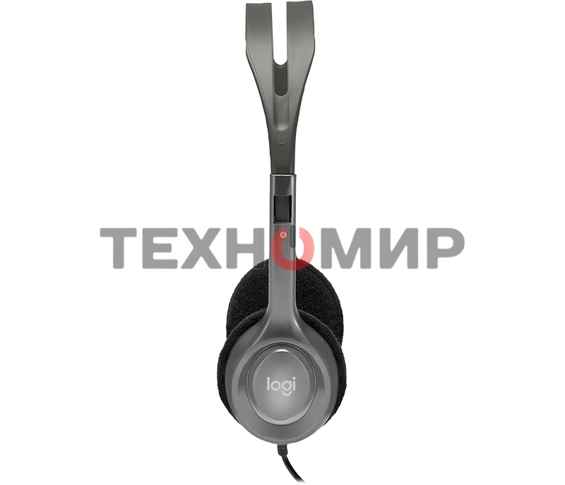 Гарнитура проводная Logitech Headset H110 grey (981-000472/981-000271)