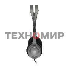 Гарнитура проводная Logitech Headset H110 grey (981-000472/981-000271)