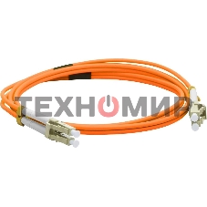 Кабель Патч-корд LANMASTER LAN-2LC-2LC/OM3-3.0 2x50/125 OM3 LC дуплекс-LC дуплекс 3м LSZH голубой