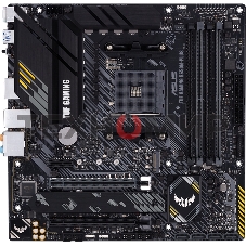 Материнская плата ASUS TUF GAMING B550M-PLUS, AM4, AMD B550, 4xDDR4, 4xSATA, 2xM.2, 1xPCIe 4.0 x16, 1xPCIe 3.0 x16, 1xPCIe x1, 1xHDMI, 1xDP, 1x 2.5Gb LAN, 4xUSB-A 3.2 Gen 1, 1xUSB-A 3.2 Gen 2, 2xUSB-A 2.0, 1xUSB-C 3.2 Gen 2, 5x3.5 мм, 7.1, mATX