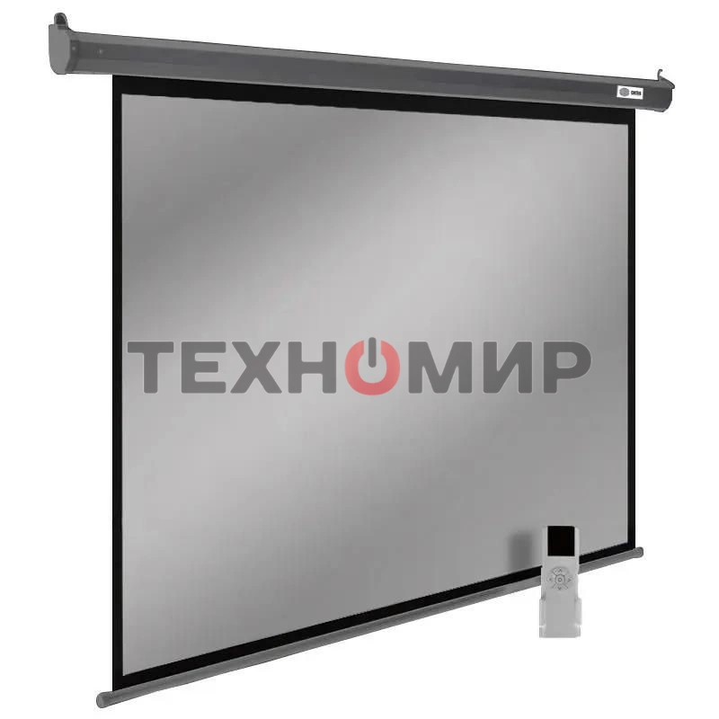 Экран Cactus 175x280 см SIlverMotoExpert CS-PSSME-280X175-DG 16:10 настенно-потолочный рулонный темно-серый (моторизованный привод)