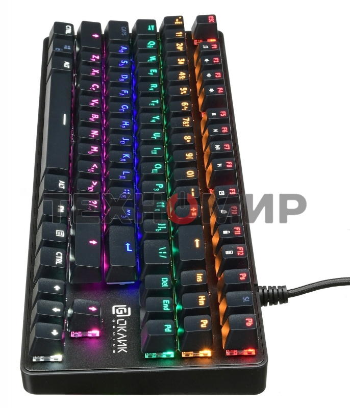 Клавиатура Oklick 969G Shotgun проводная, USB Type-A, чёрный