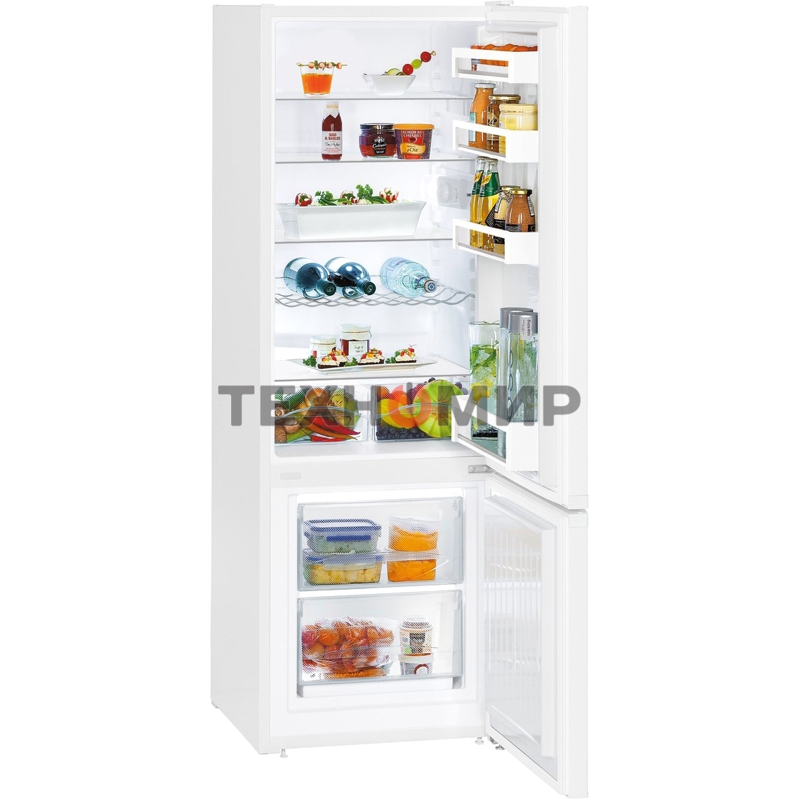 Холодильники Liebherr CUe 2831-26 001 белый двухкамерный 212/53л морозилка снизу