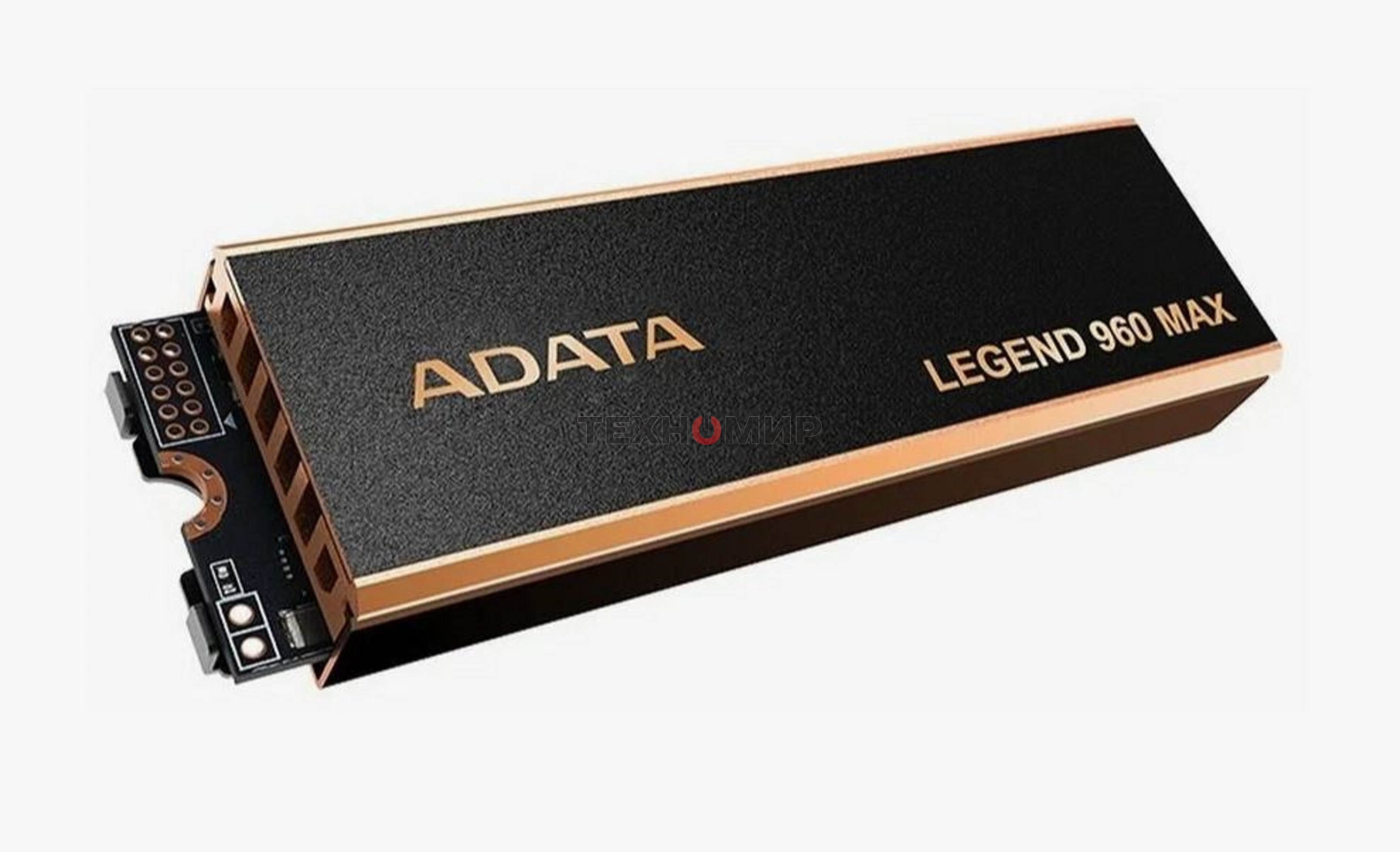 Накопитель SSD ADATA LEGEND 960 MAX, 4Tb, M.2 2280, PCIe 4.0 x4, NVMe, R/W 7400/6800, с радиатором