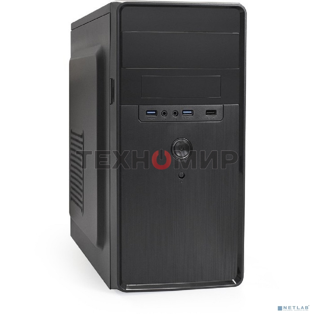 Компьютерный корпус Minitower ExeGate EX286440RUS BA-309U2-450W-8 (mATX, БП AA450 с вент. 8см, 1хUSB+2хUSB 3.0, HD аудио, черный)