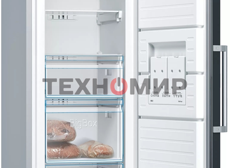 Холодильник Bosch KGN86AI32U серебристый двухкамерный 479/140л морозилка снизу