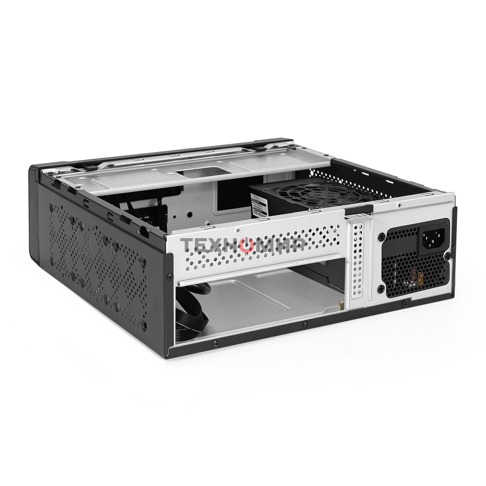 Компьютерный корпус Desktop ExeGate FL-102-TPS400 (mini-ITX, БП TPS400 с вент. 8см, 2*USB + 1*USB 3.0, аудио, черный)