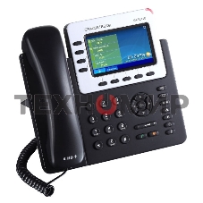 Телефон Grandstream GXP-2140, VoIP 2 Порта Ethernet 10/100/1000, 4 SIP линий, цветной TFT дисплей 480x272, HD Audio