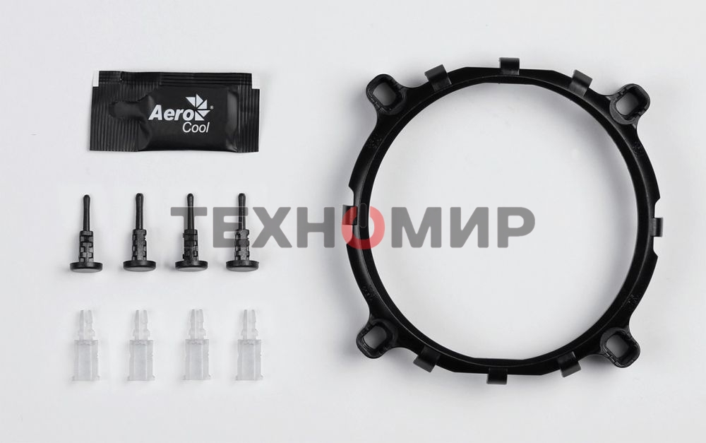 Кулер для процессора AeroCool/Formula Verkho 2 серебристый, 90 мм, алюминий/медь, 2000 об/мин, 25 дБ, 4 pin, 110 Вт, 125 мм