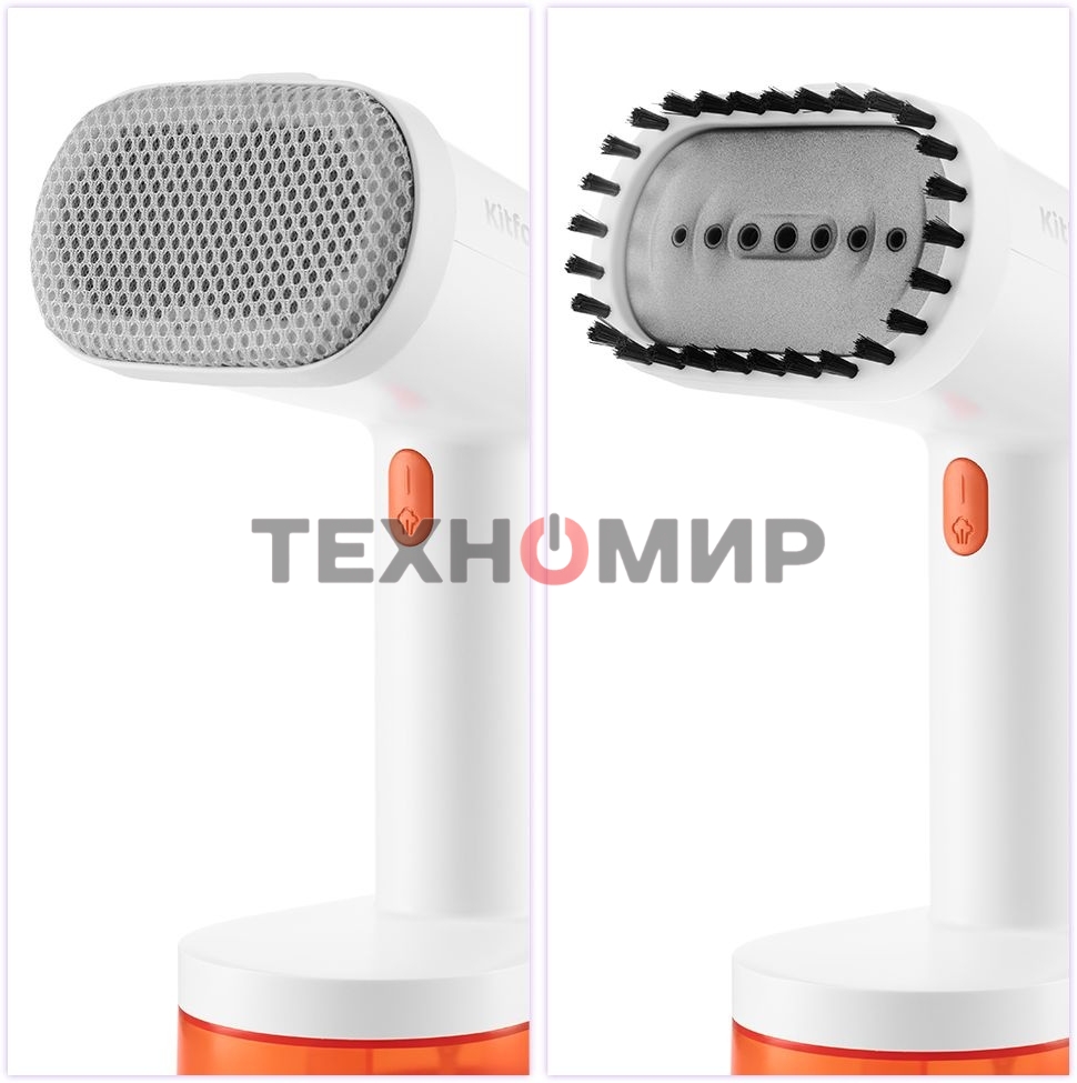 Отпариватель Kitfort КТ-984-4 оранжевый, 1600 Вт, 28 г/мин, 250 мл