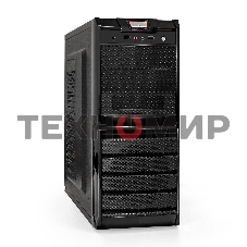 Компьютерный корпус Miditower ExeGate EX293804RUS XP-329S-XP500 (ATX, БП XP500 с вент. 12см, 2хUSB, аудио, черный)