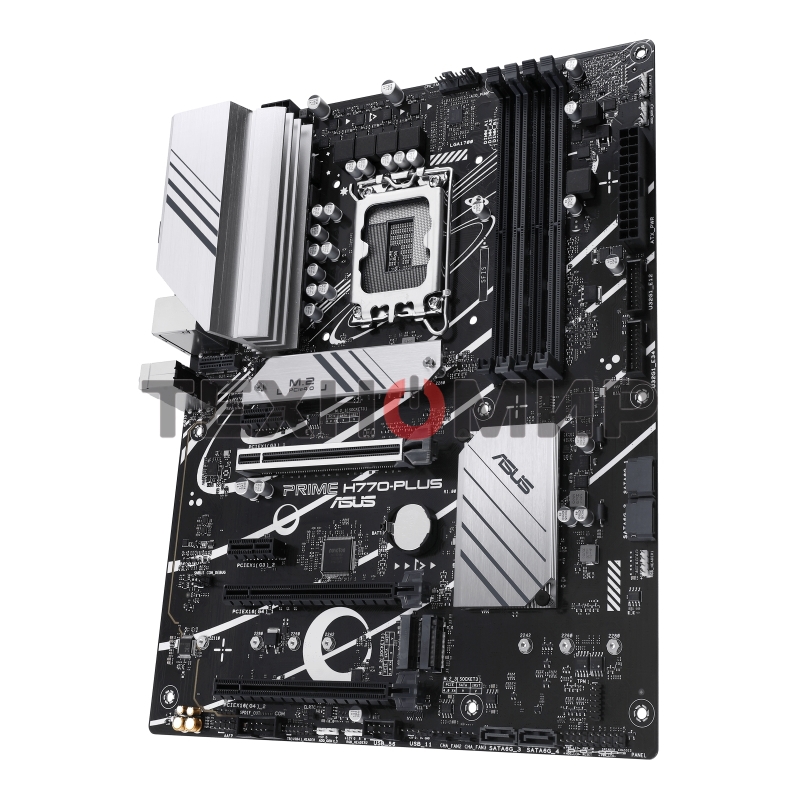 Материнская плата ASUS PRIME H770-PLUS, LGA 1700, Intel H770, 4xDDR5, 4xSATA, 3xM.2 PCIe 4.0 x4, 1xPCIe 5.0 x16, 2xPCIe 4.0 x4, 1xHDMI, 1xDP, 1xUSB-C 3.2 Gen 2, 2xUSB 3.2 Gen 2, 3xUSB 3.2 Gen 1, 1x 2.5Gb LAN, 3x3.5 мм, 7.1, ATX