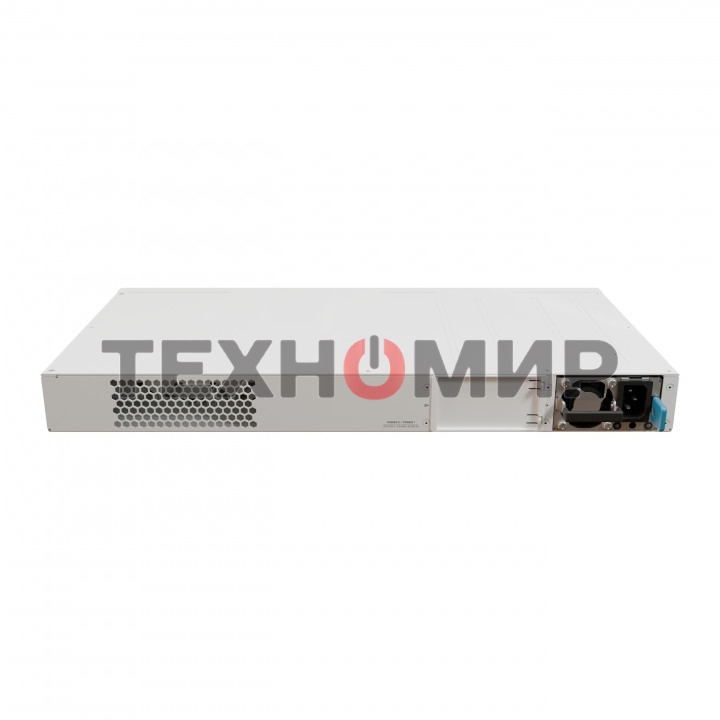Коммутатор MikroTik CRS320-8P-8B-4S+RM Cloud Router Switch with dual-core 800 MHz CPU, 256 MB RAM, 98DX226S switch chip, 17 x Gigabit Eth ports (8 x 802.3af/at, 8 x 802.3bt PoE-out), 4 x 10G SFP+ ports, RouterOS L5, 1U rackmount enclosure, 600W PSU