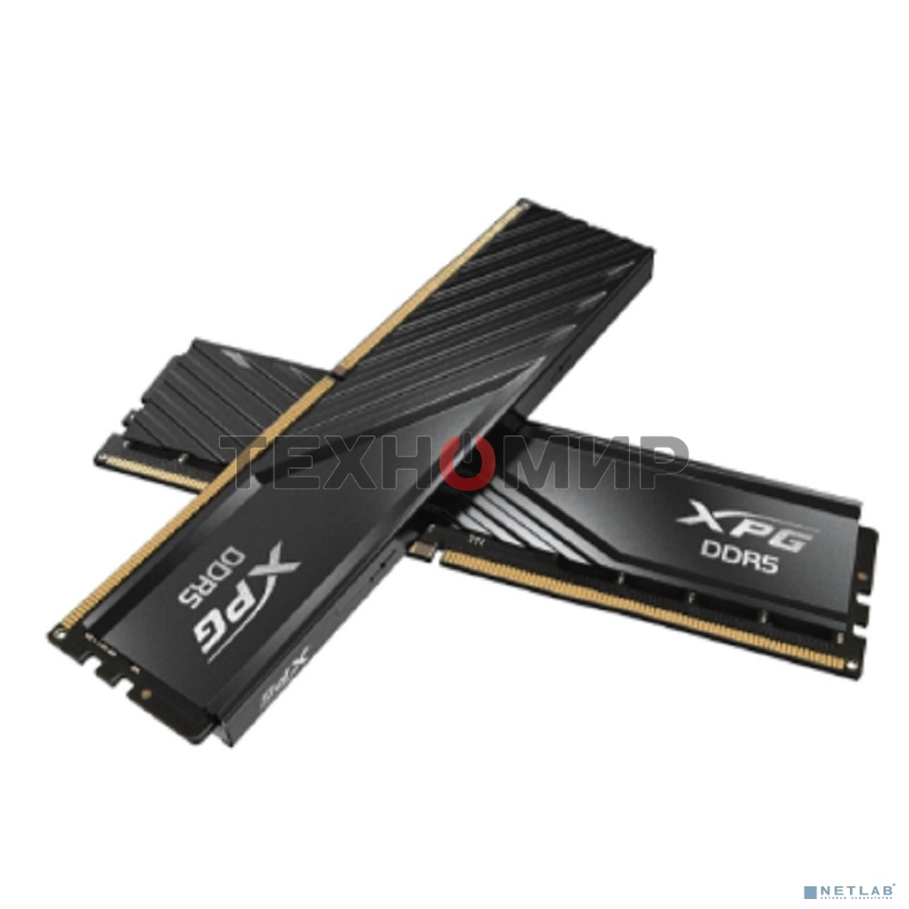 Оперативная память XPG Lancer Blade Black, DDR5, 32GB (2x16GB), 6000MHz, CL34, DIMM, с радиатором, черный
