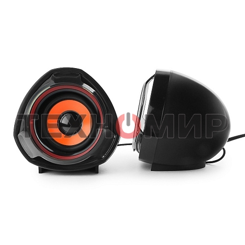 Акустическая система 2.0 Gembird SPK-105, черный, 5 Вт, регулятор громкости, USB-питание