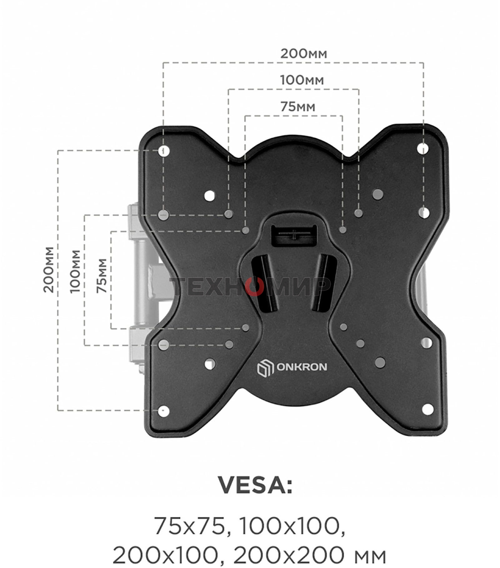 Кронштейн ONKRON M3S для телевизора 17