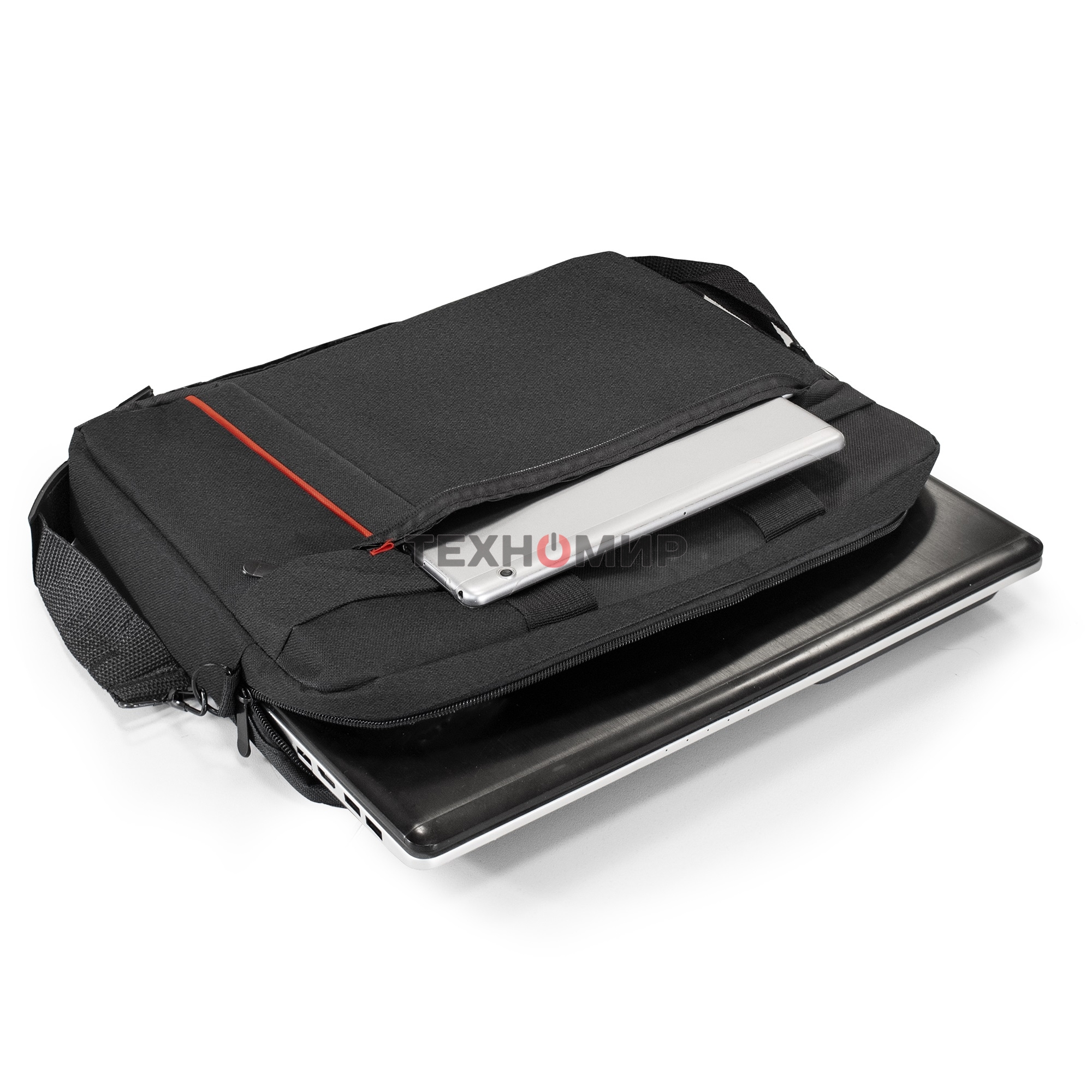 Сумка для ноутбука ExeGate Start S1515 Black, черная, полиэстер, для ноутбуков до 15.6
