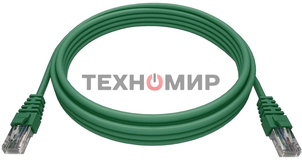 Патч-корд NTSS NTSS-PC-UTP-RJ45-5e-0.15-LSZH-GN NTSS-PC-UTP-RJ45-5E-0.15-LSZH UTP RJ-45 вил.-вилка RJ-45 cat.5e 0.15м зеленый LSZH (уп.:1шт)