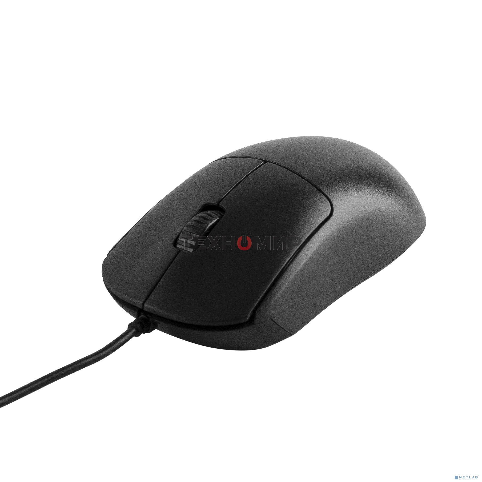 Мышь проводная CBR CM 125 черный, 1200 dpi, USB, кнопки - 3