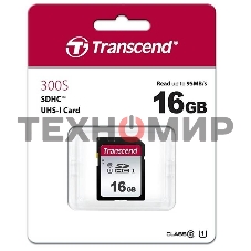 Флеш карта SD 16Gb Transcend SDHC UHS-I U1