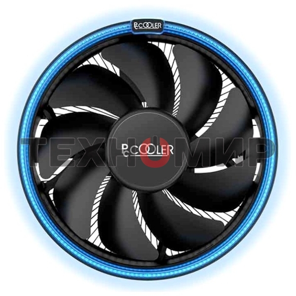 Кулер PCCooler E126MB черный 120мм алюминий 1800rpm 26.5db 4-pin 92W 70мм