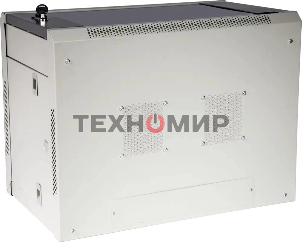 Шкаф настенный серии Pro, 12U 600x600, стеклянная дверь