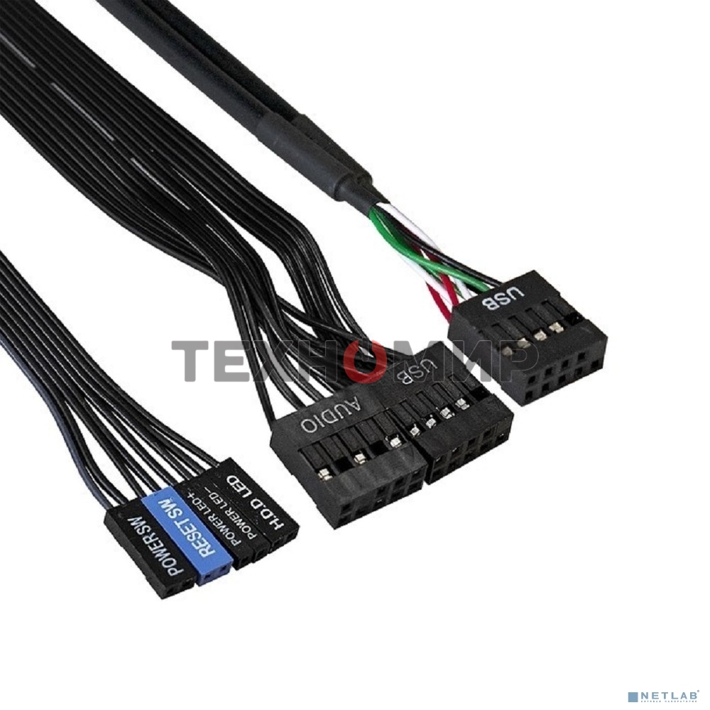 Компьютерный корпус Minitower ExeGate EX291143RUS BAA-105-01-AA500 (mATX, БП AA500 с вент. 8см, 2*USB, аудио, черный)