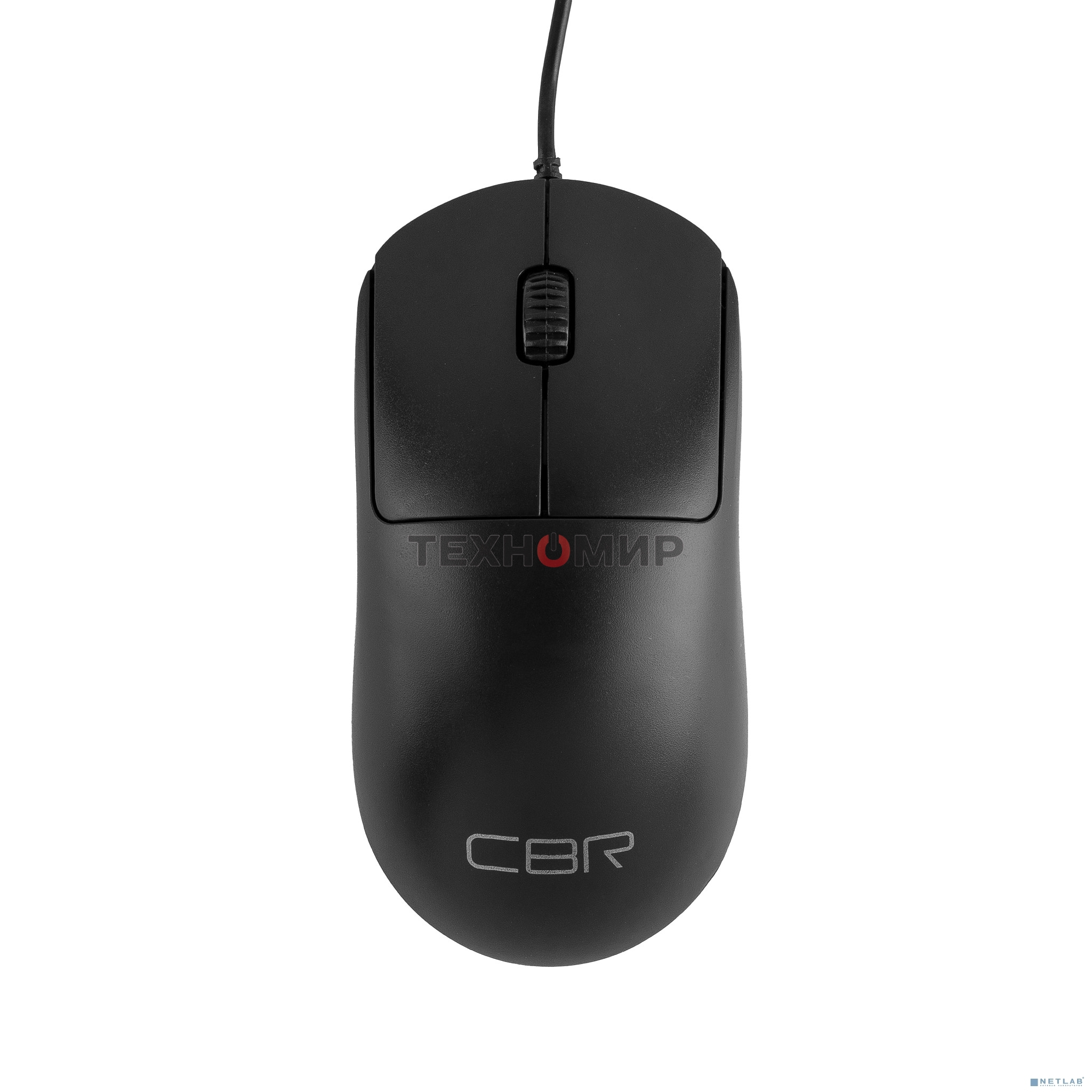 Мышь проводная CBR CM 125 черный, 1200 dpi, USB, кнопки - 3