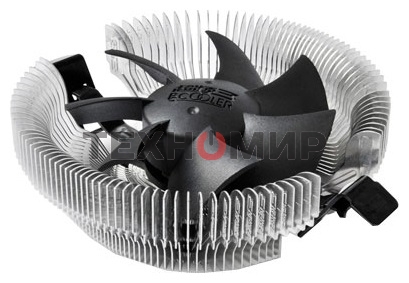 Кулер PCCooler E80 серебристый 75мм алюминий 2200rpm 22db 3-pin 65W